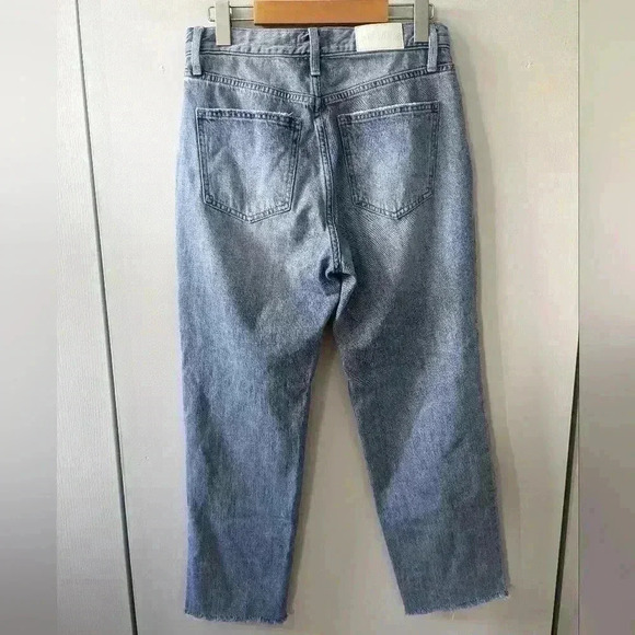 PISTOLA Jeans size 27 women Distressed Blue Color Crop - Picture 5 of 11